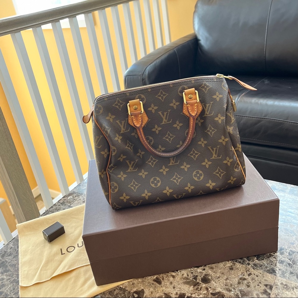 Authentic Louis Vuitton Speedy 25 Handbag
